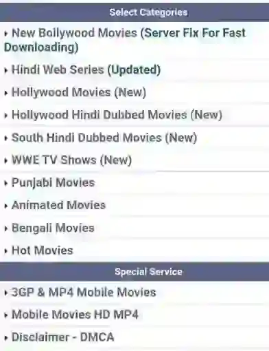 Updated websites for movies of Download Movies (Updated active links)